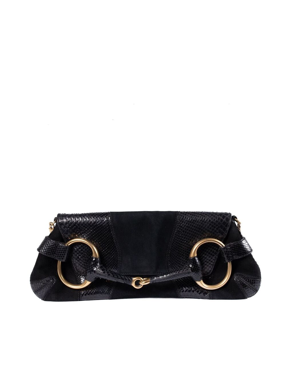 Gucci - Tom Ford Era Suede/Python Horsebit